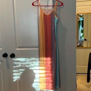 Women’s Rainbow Slip Dress